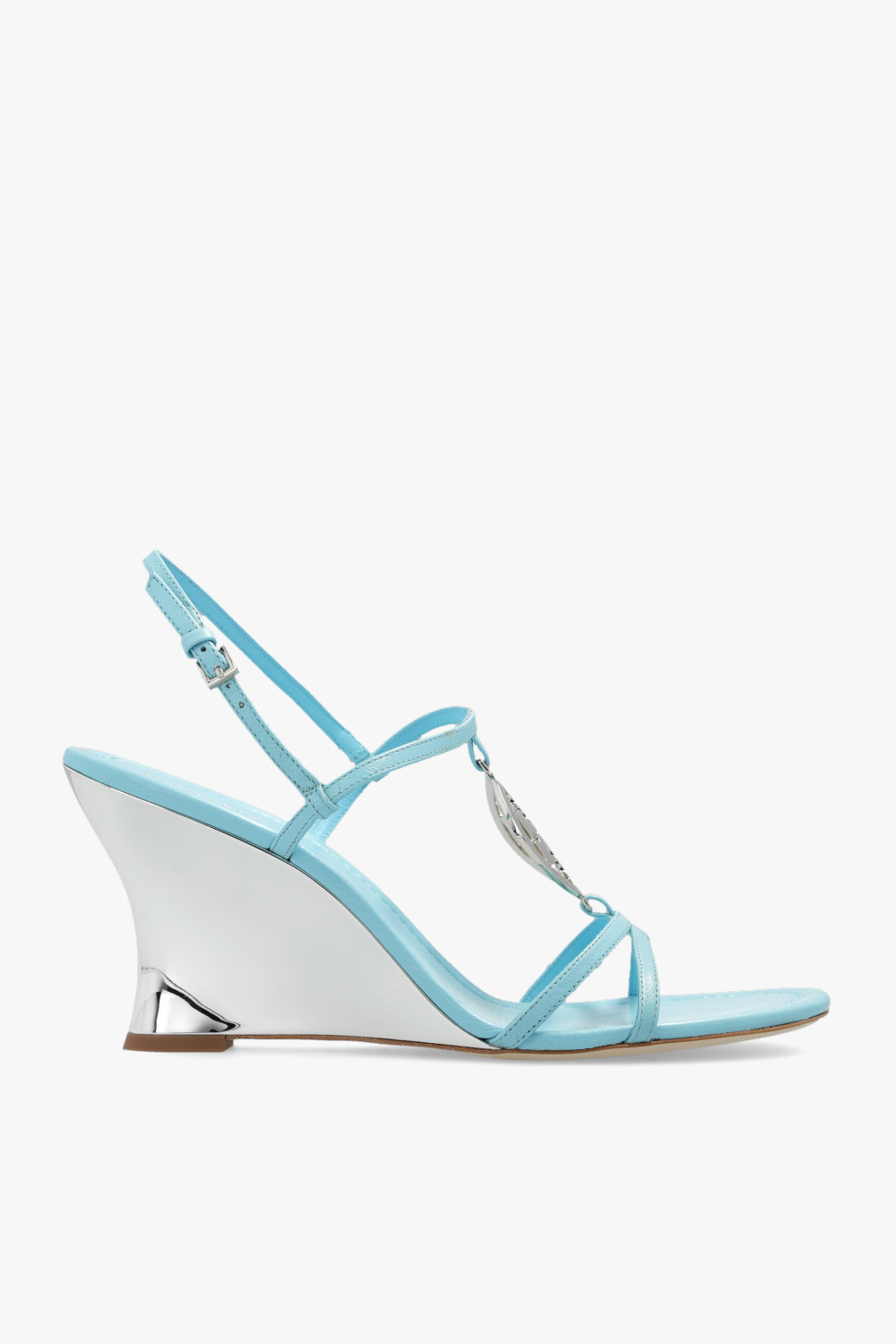 Light blue 2025 wedge heels